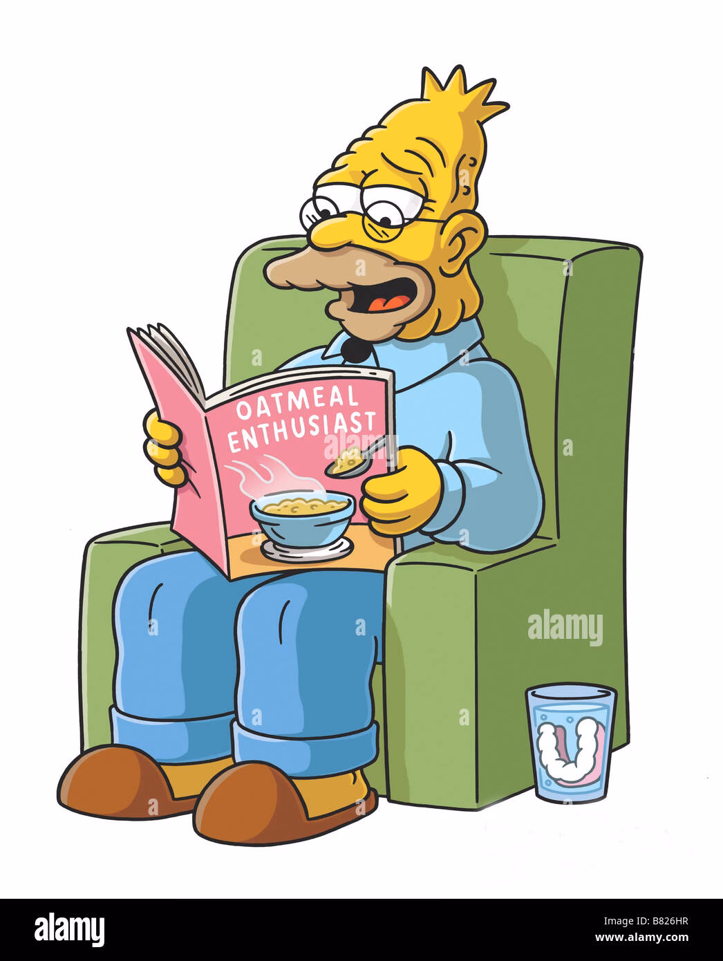 ¿Cómo se llama el abuelo en Los Simpson?