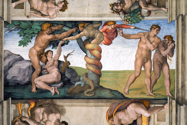 ¿Cuál es el significado del cuadro Adán y Eva?