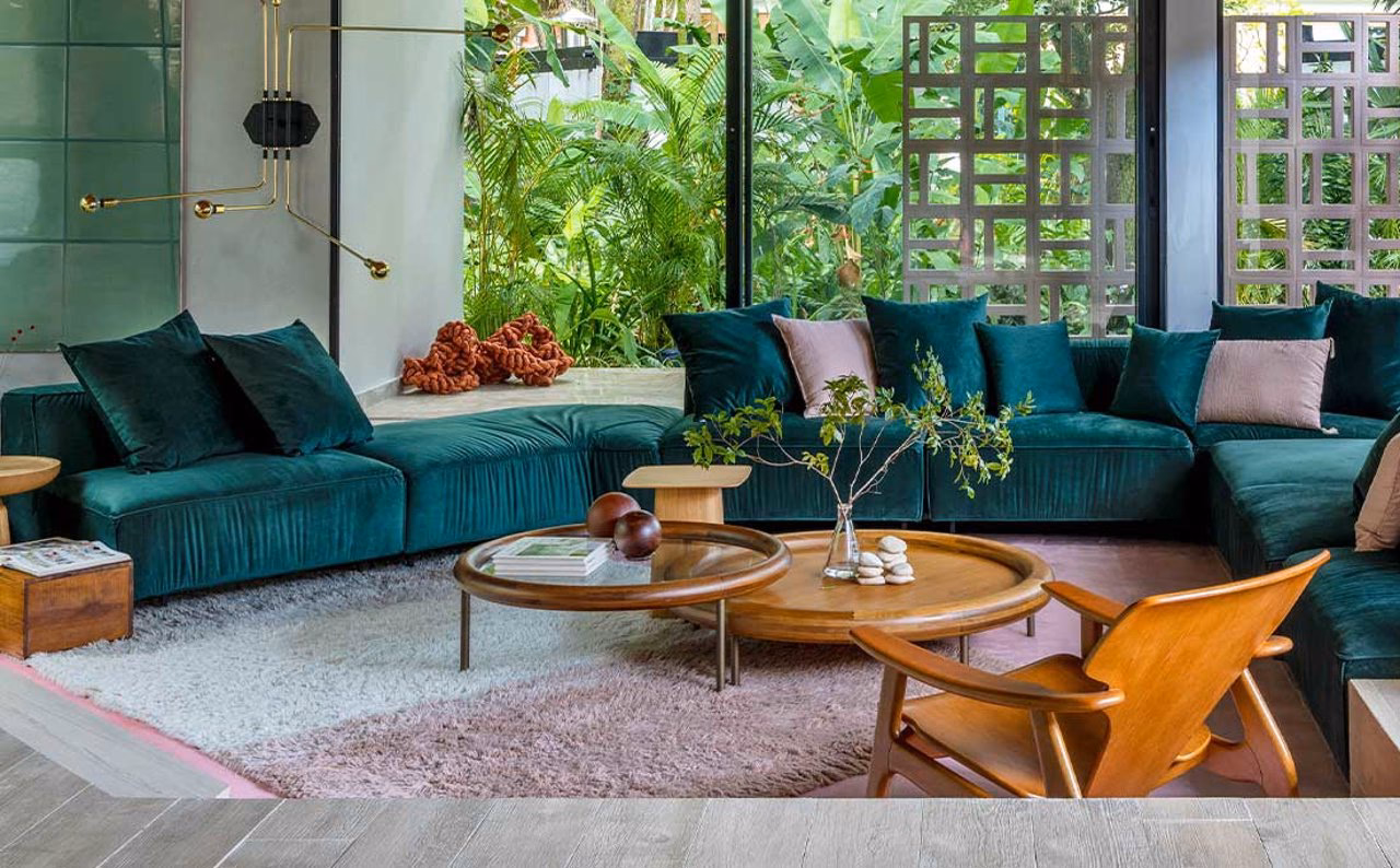 ¿Qué color de alfombra combina con madera?