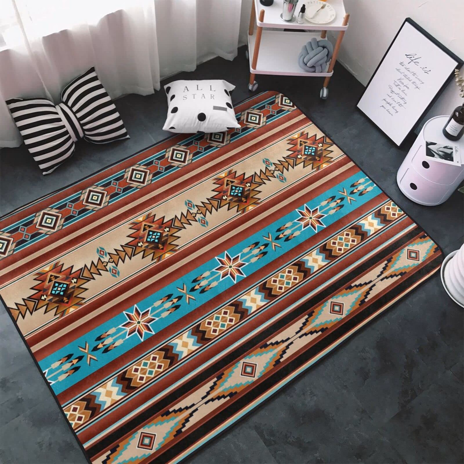 ¿Qué es una alfombra rústica?