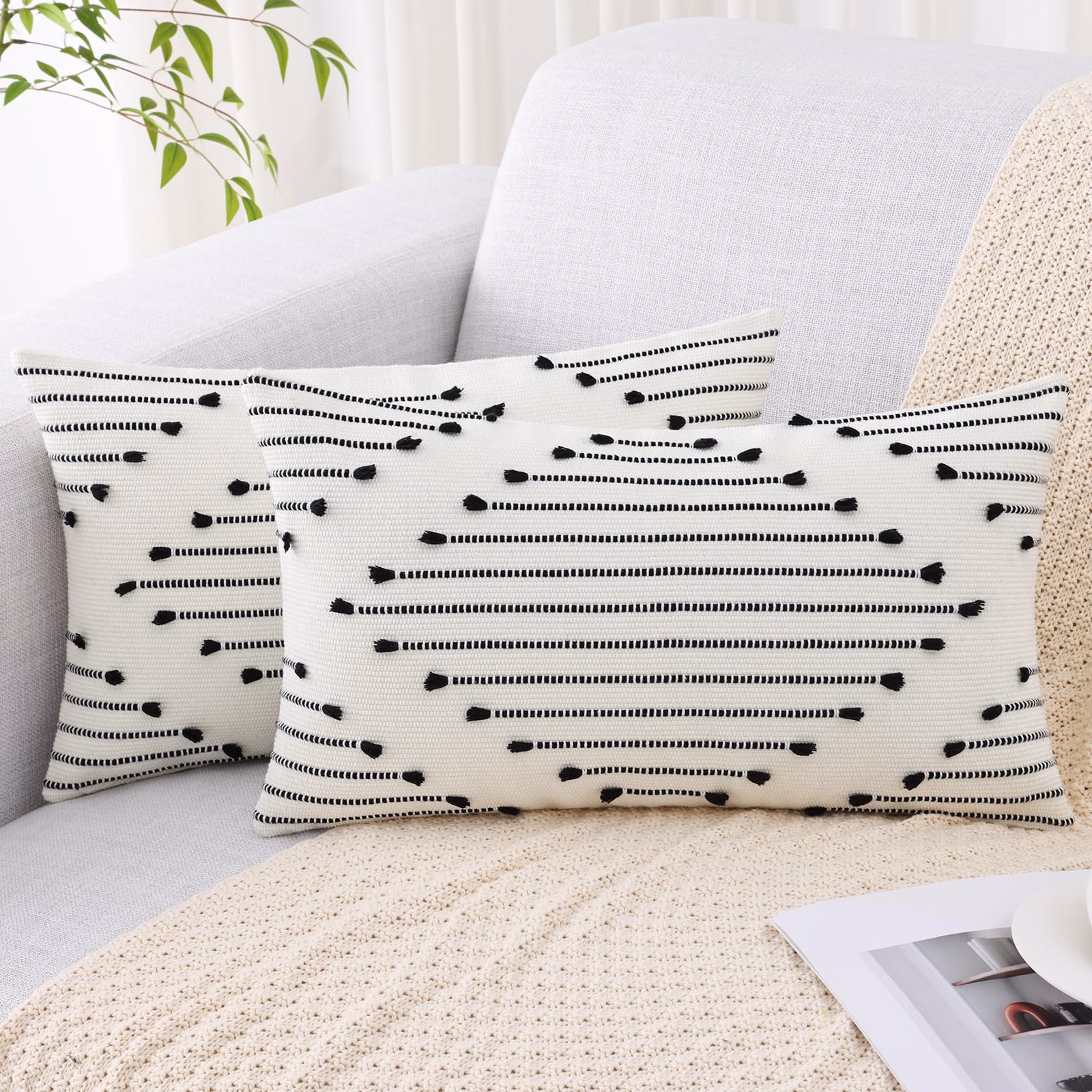 ¿Cómo blanquear almohadones blancos?