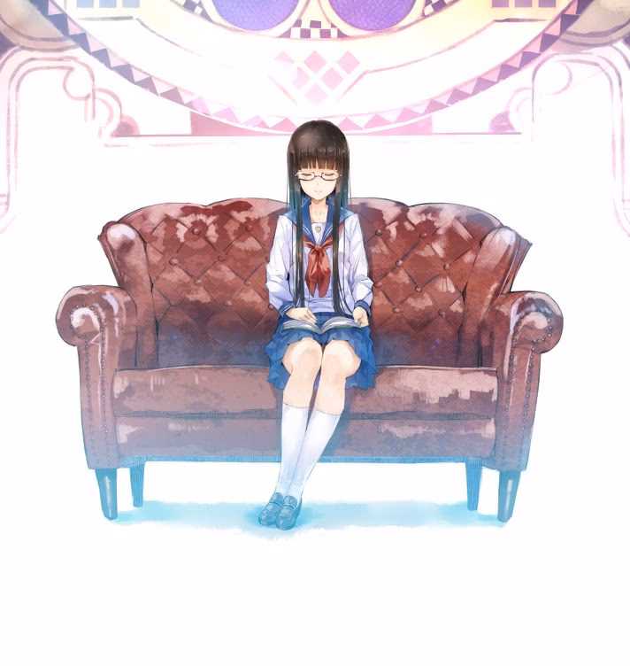 What is the anime girl sitting pose called?