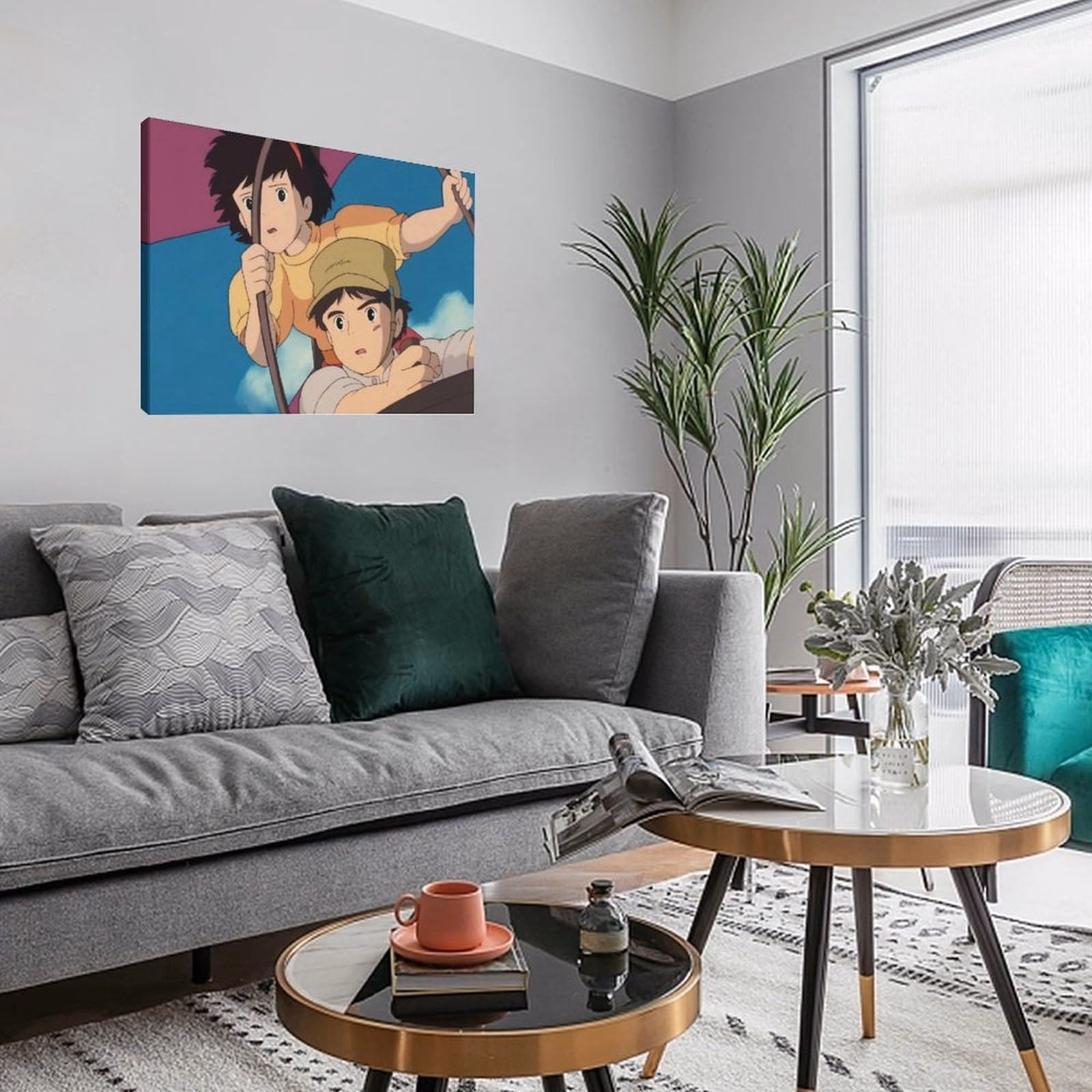 What is the anime movie where the house moves?