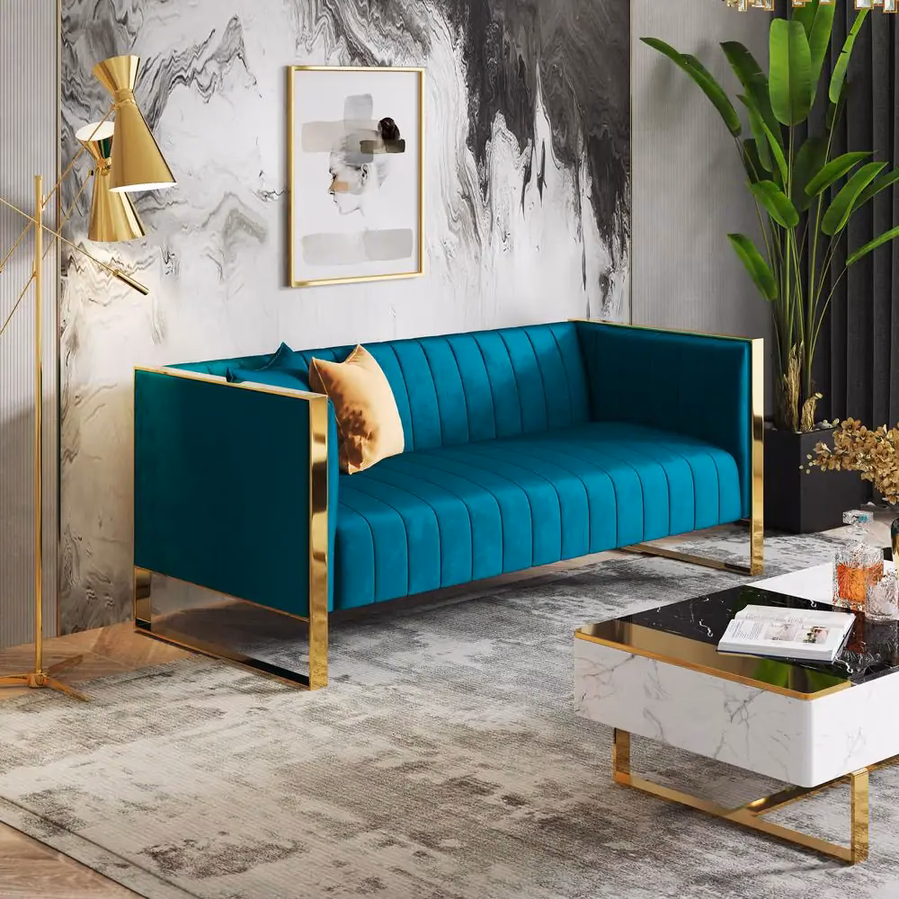 What colour sofa looks expensive?