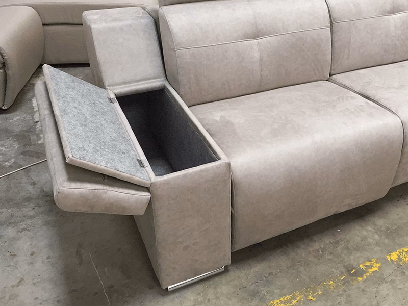 ¿Qué es un arcón en un sofá?