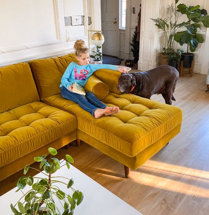 How big is the Sven Article sofa?