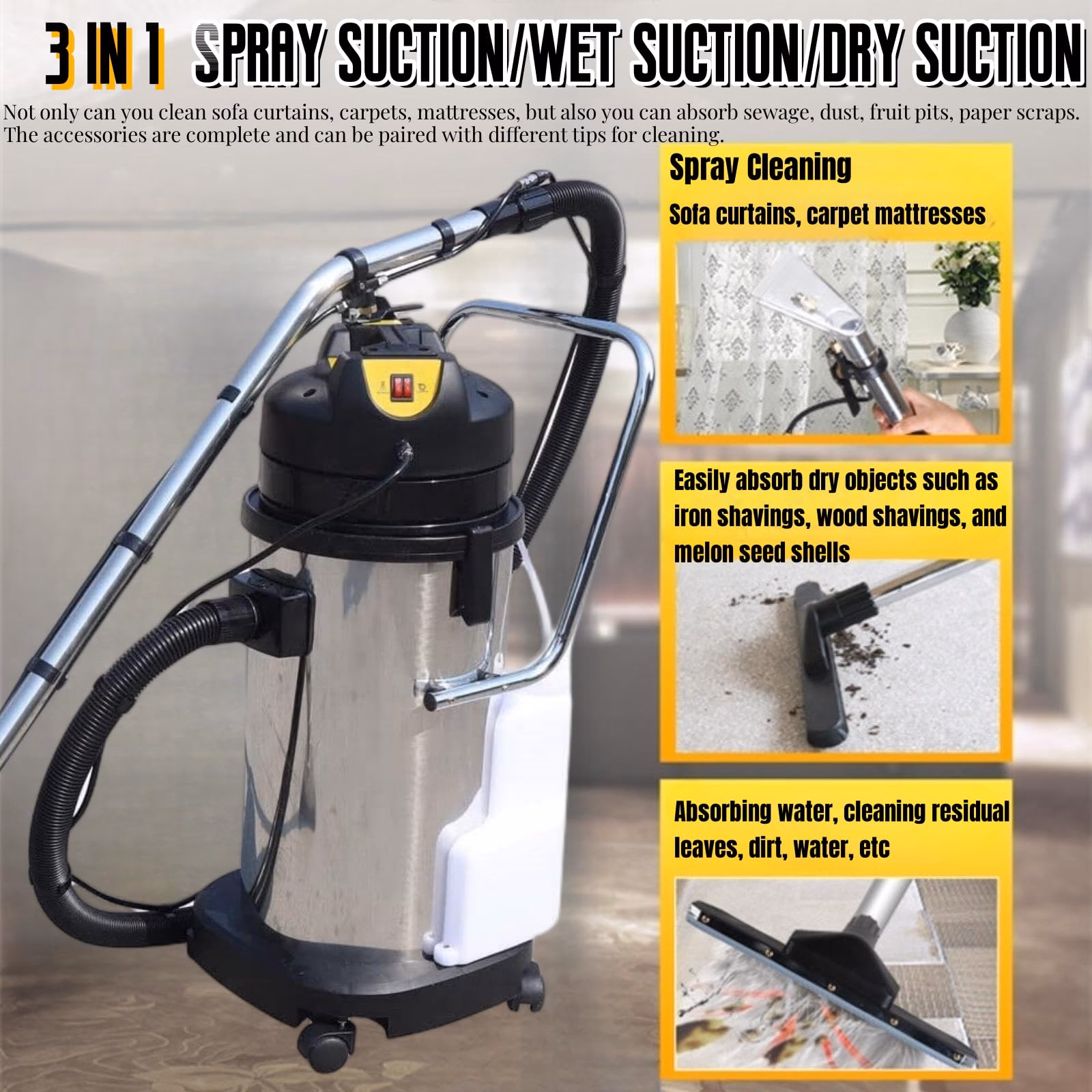 ¿Puedo usar una aspiradora limpiadora de alfombras en mi sofá?