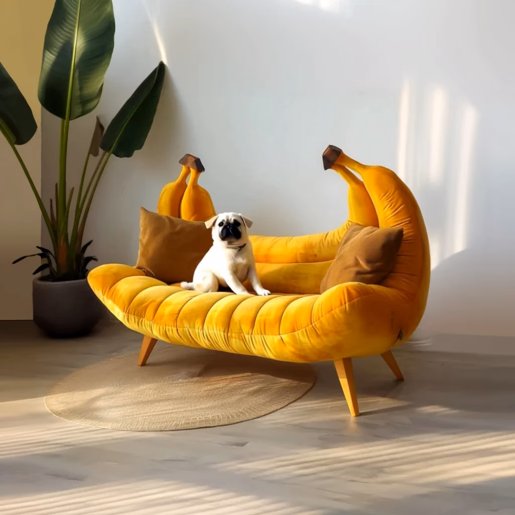 What is a banana sofa?