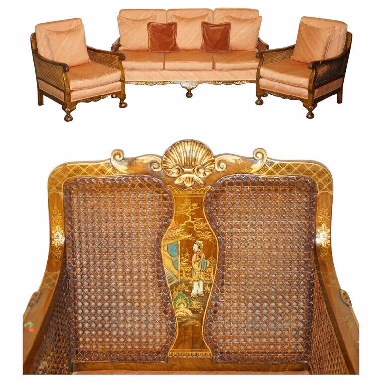 What is the difference between a bergere and a fauteuil?
