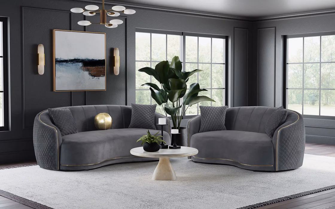 Do black and grey furniture go together?