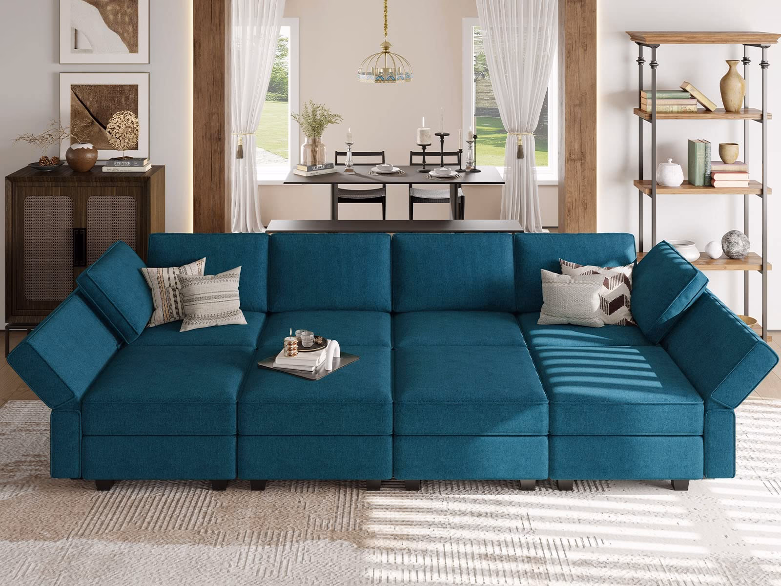 Is blue a good color for a sofa?