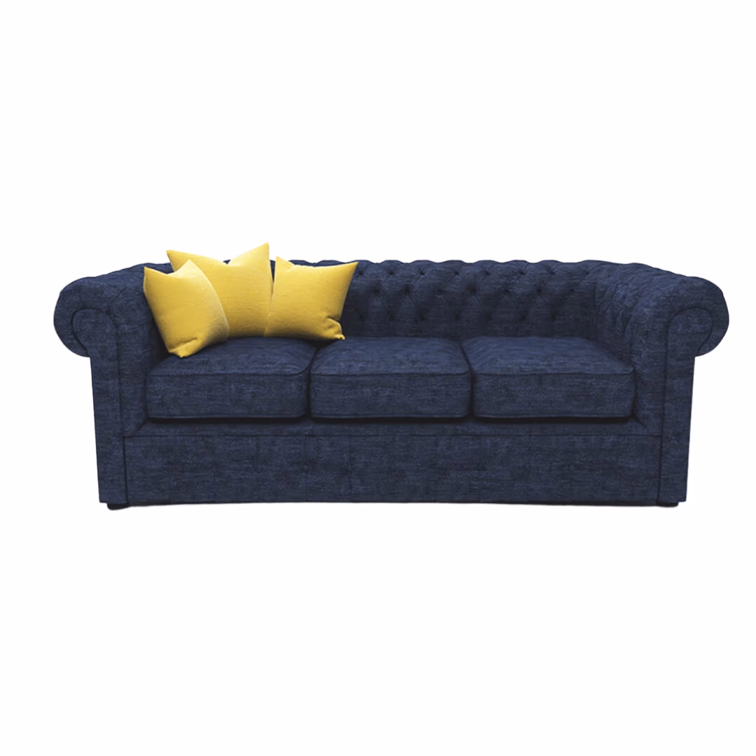 What are the benefits of a blue sofa?