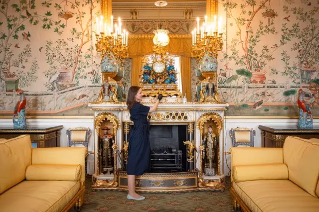 How old is the furniture in Buckingham Palace?