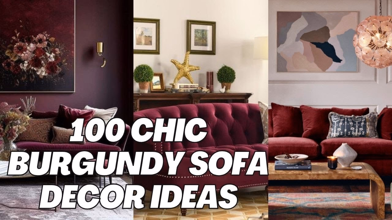 Is burgundy a good color for a living room?