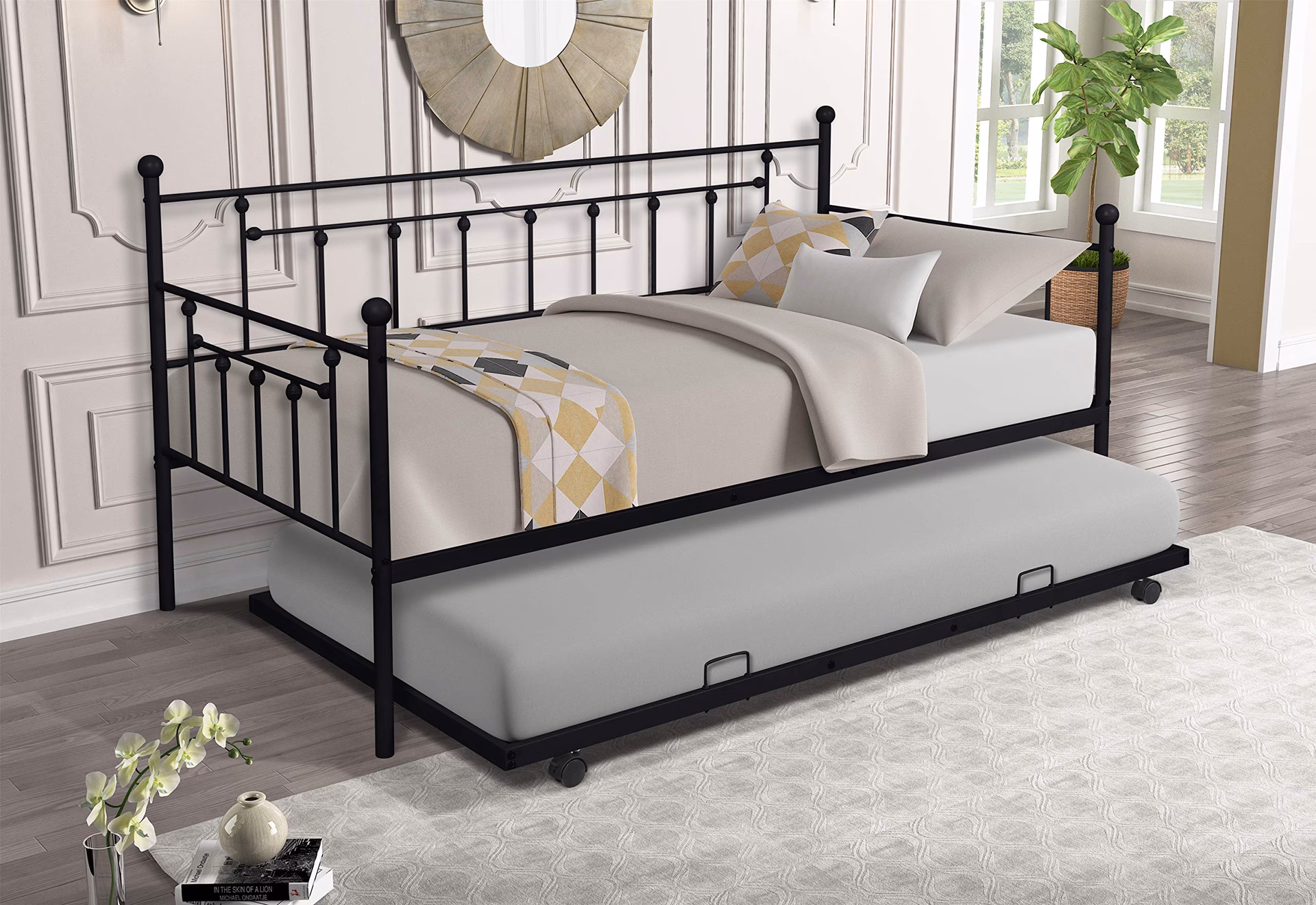 ¿Cómo se llaman las camas que tienen un escritorio debajo?