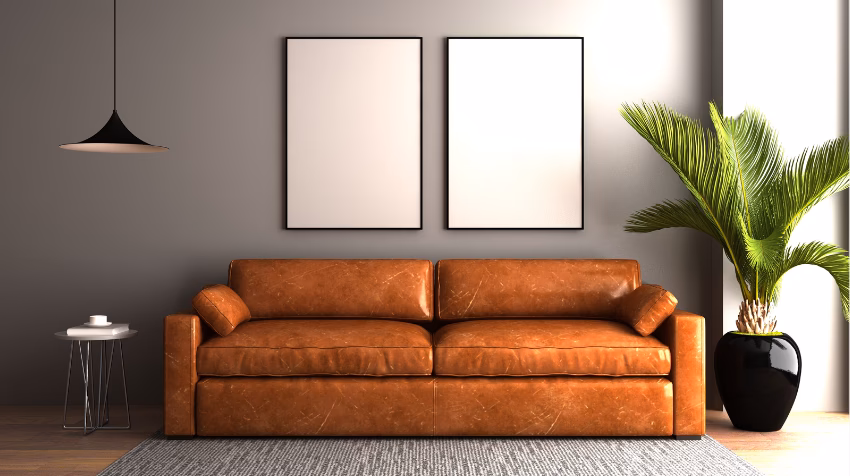 Can I change the color of a leather sofa?