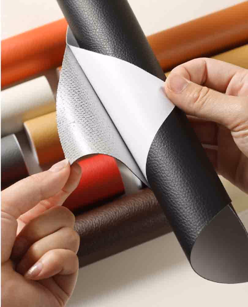 ¿Está bien poner cinta adhesiva sobre el cuero?