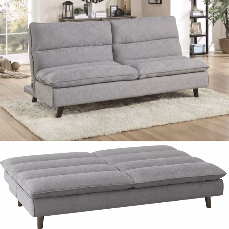 Can two people sleep on a click clack sofa bed?