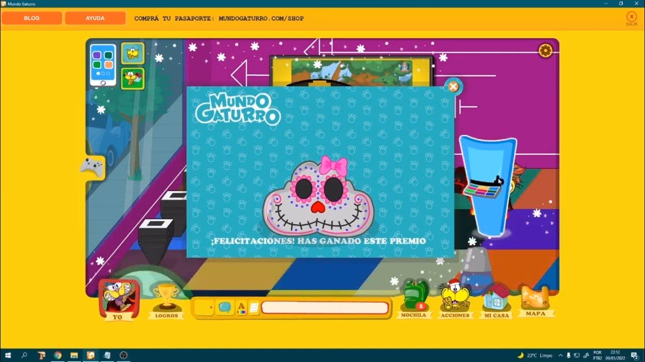 ¿Cómo poner el mapa en Mundo Gaturro?