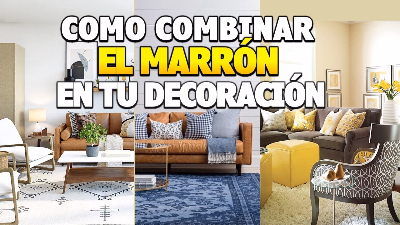 ¿Qué colores quedan bien con el color marrón?