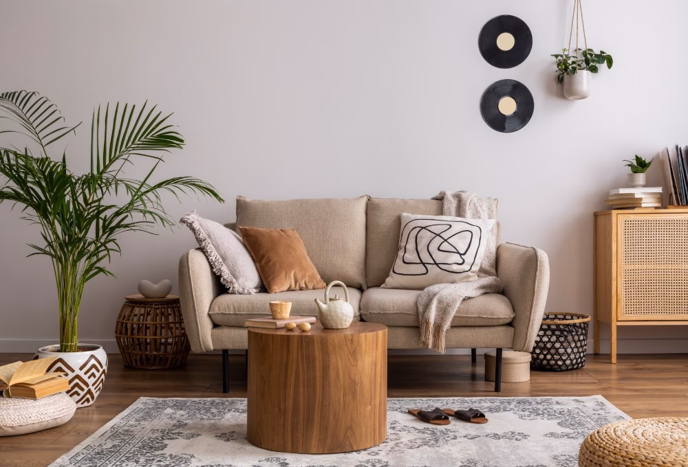 ¿Qué colores combinan con el beige en muebles?