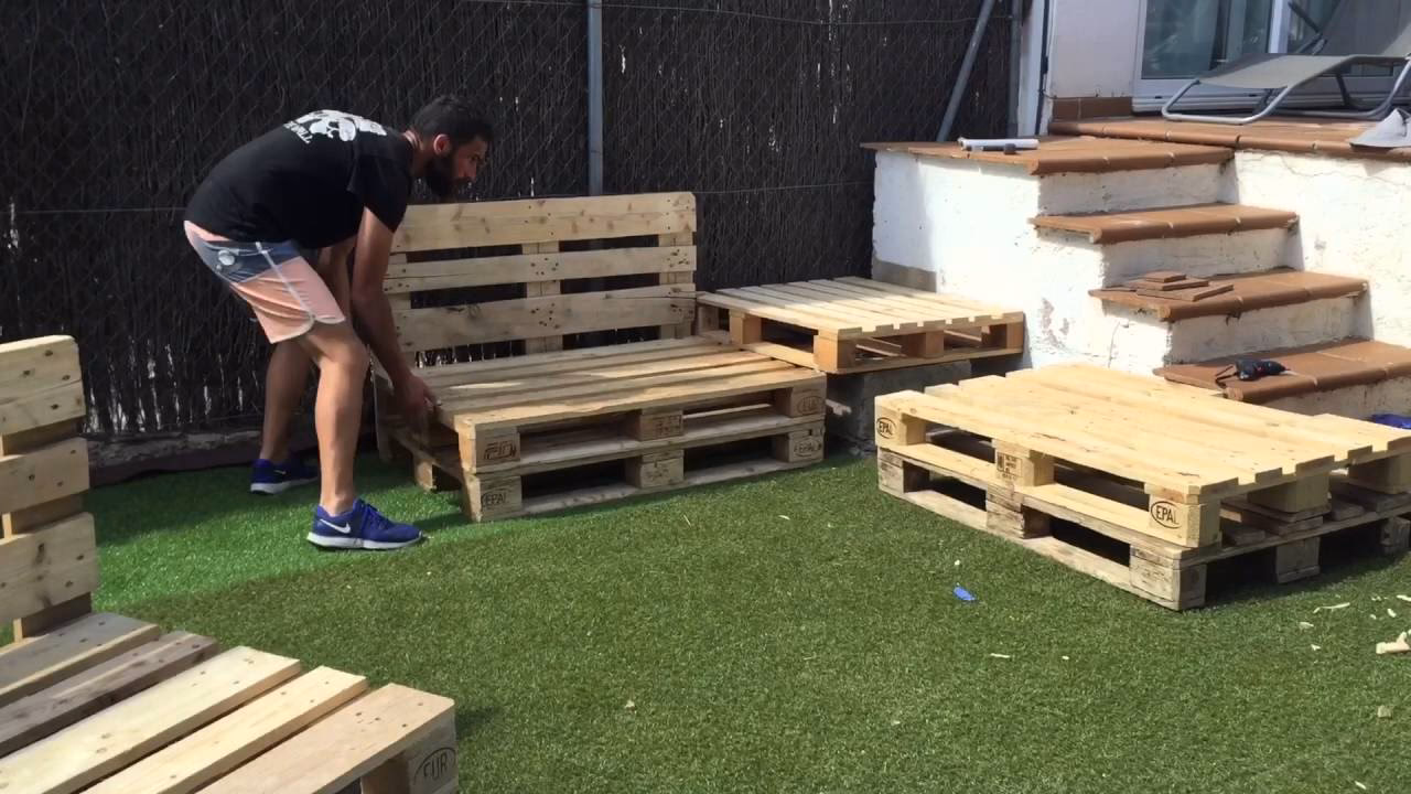 ¿Cómo se montan los palets?