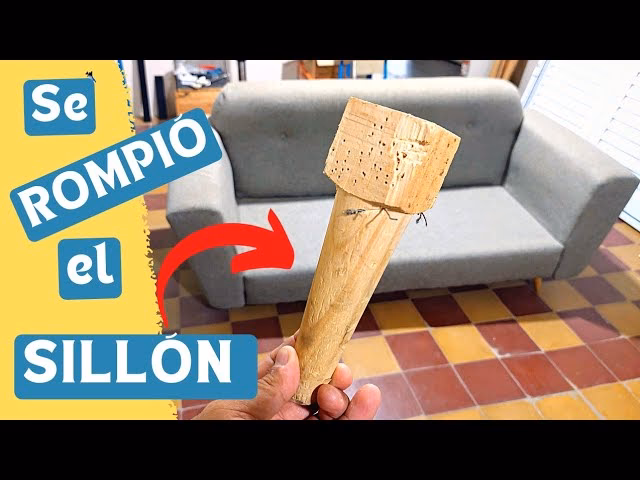 ¿Cómo arreglar las patas sueltas del sofá?