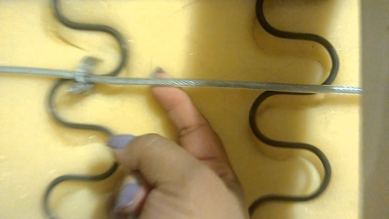 ¿Cómo fijar resortes?