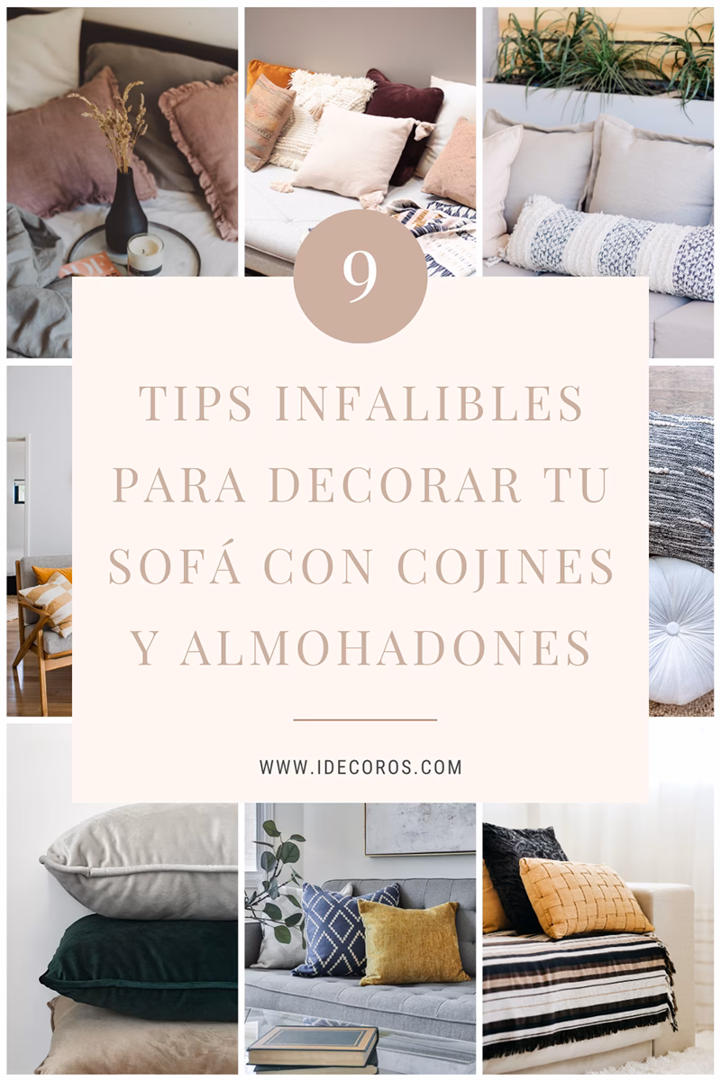 ¿Cuál es la regla para los cojines de un sofá?