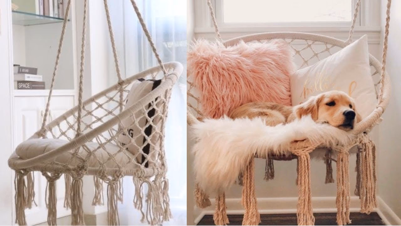 ¿Cuánta cuerda de macramé necesito para una silla colgante?