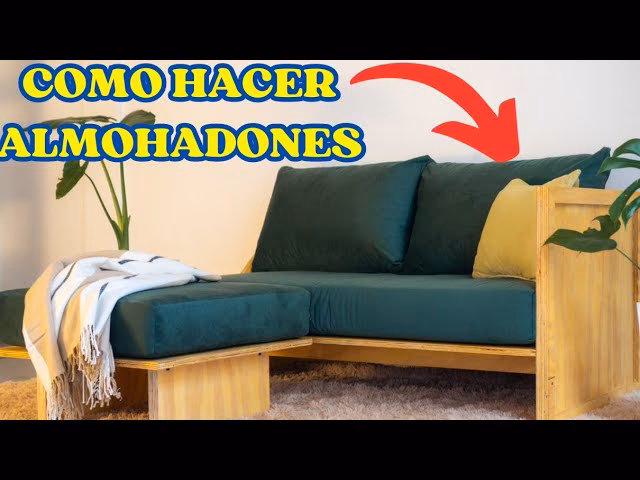 ¿Cómo forrar un cojín con tela nueva?