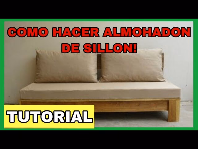 ¿Cómo hacer una plantilla para un cojín de asiento?
