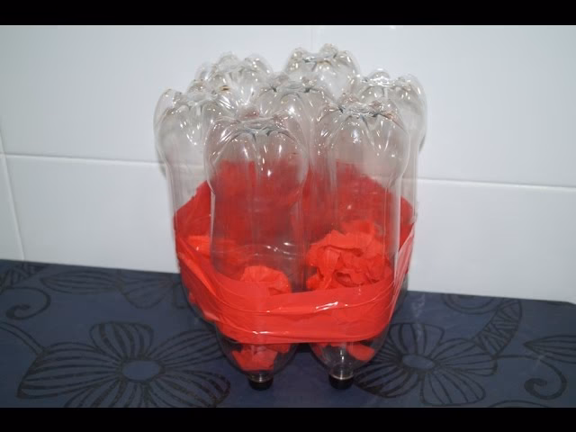 ¿Qué manualidad puedo hacer con una botella plástica?