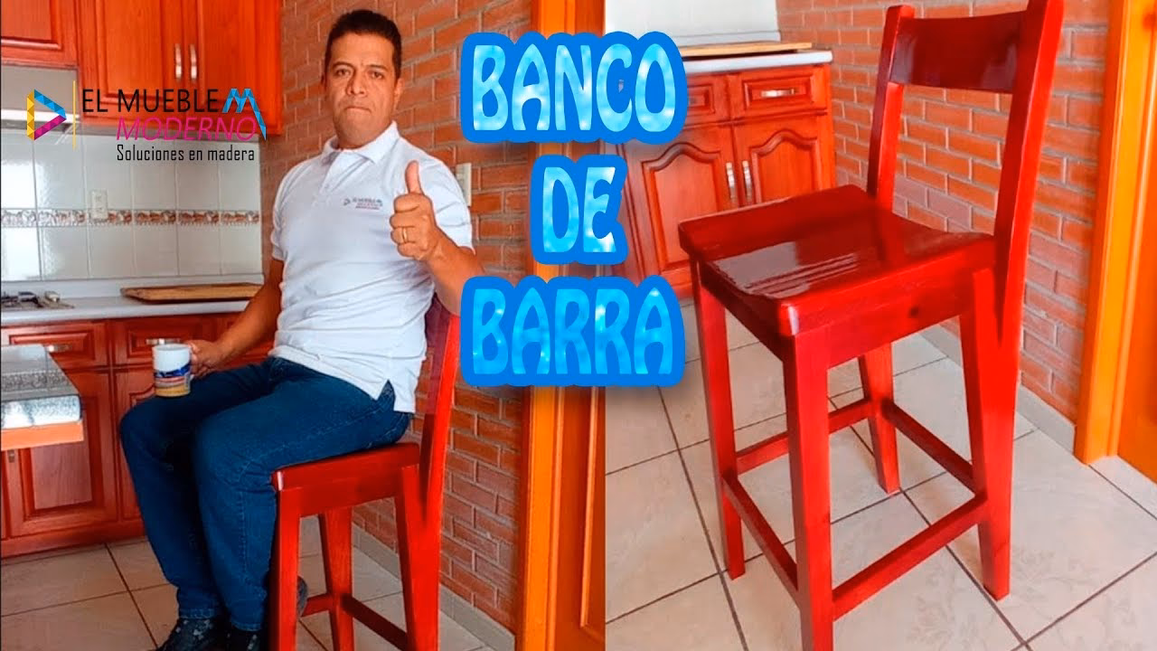 ¿Cuánto saliente se necesita para los taburetes de bar?