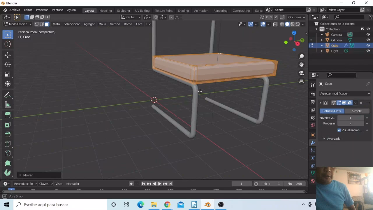 ¿Cómo crear un espacio en Blender?