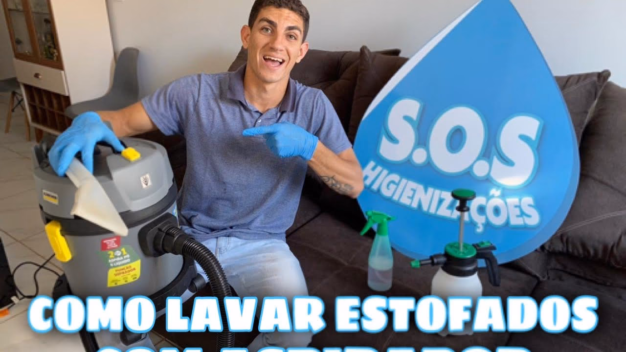 Como aspirar o sofá?