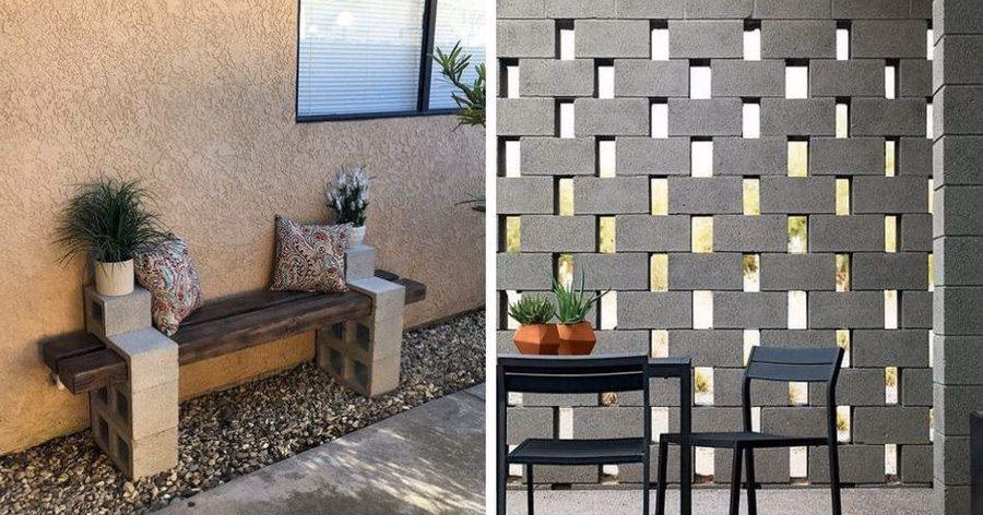 ¿Qué material se usa para pegar bloques de cemento?