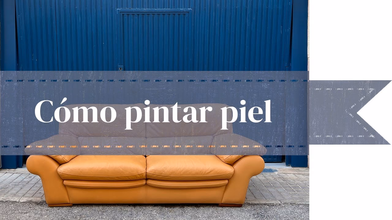 ¿Qué pintura sirve para pintar cuerina?