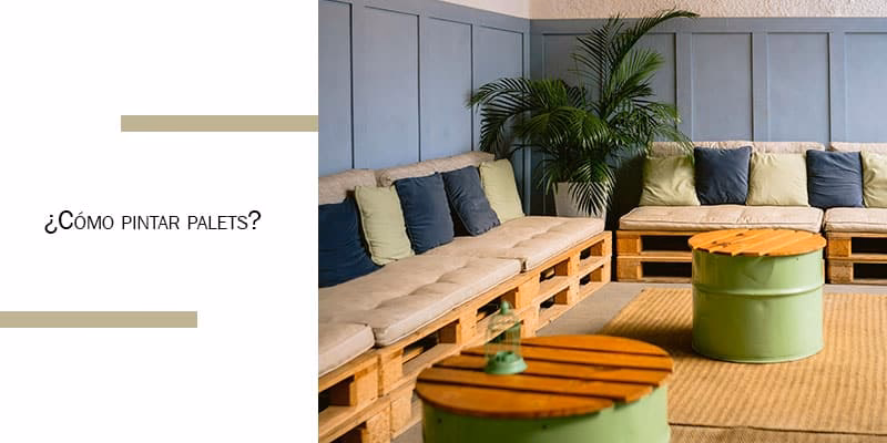 ¿Qué pintura utilizar en muebles de palets?