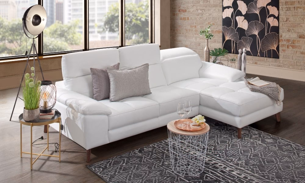 ¿Cómo cuidar los muebles de cuero blanco?