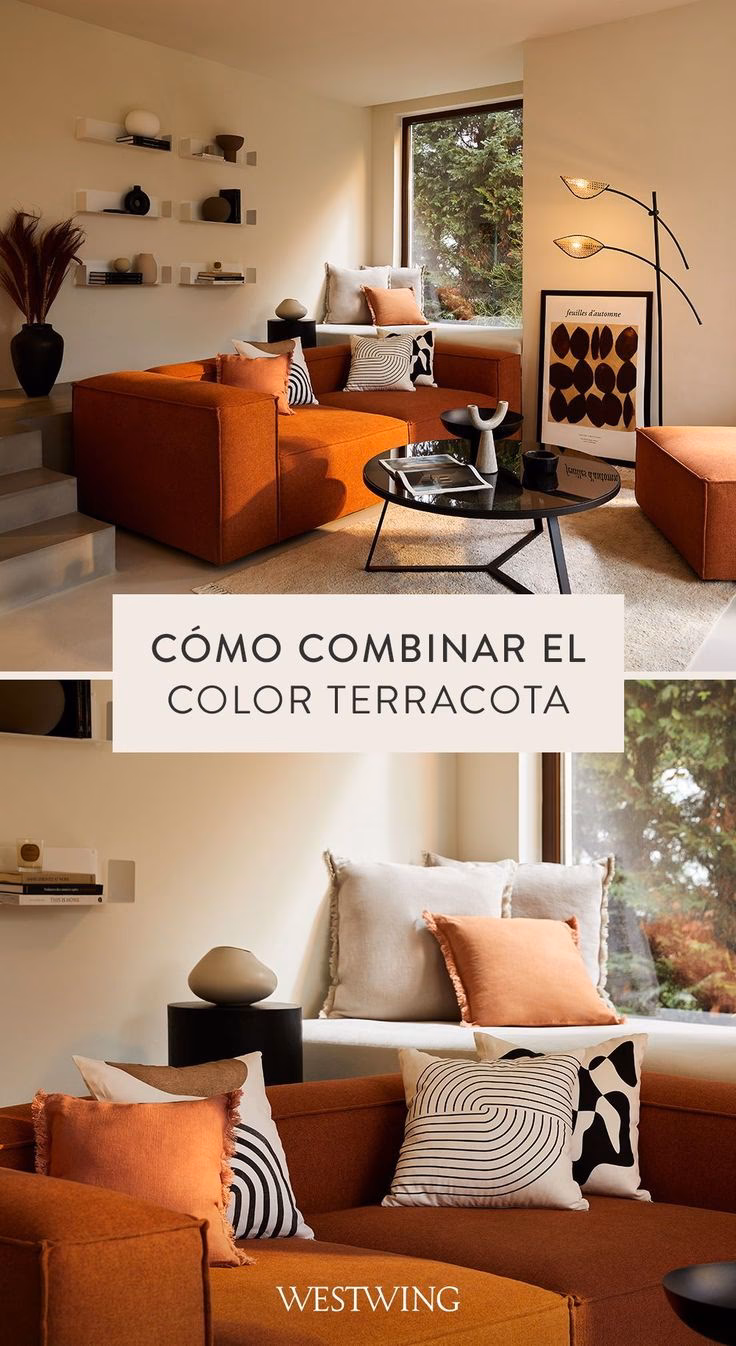 ¿Cuál es el color complementario del terracota?