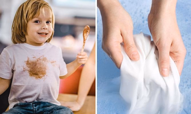 ¿Cómo quitar una mancha de chocolate seca?