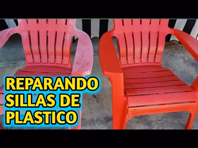 ¿Cómo blanquear una reposera de plástico?
