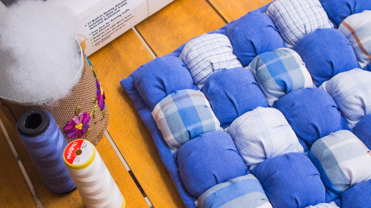 ¿Cómo reutilizar cojines de sofá viejos?