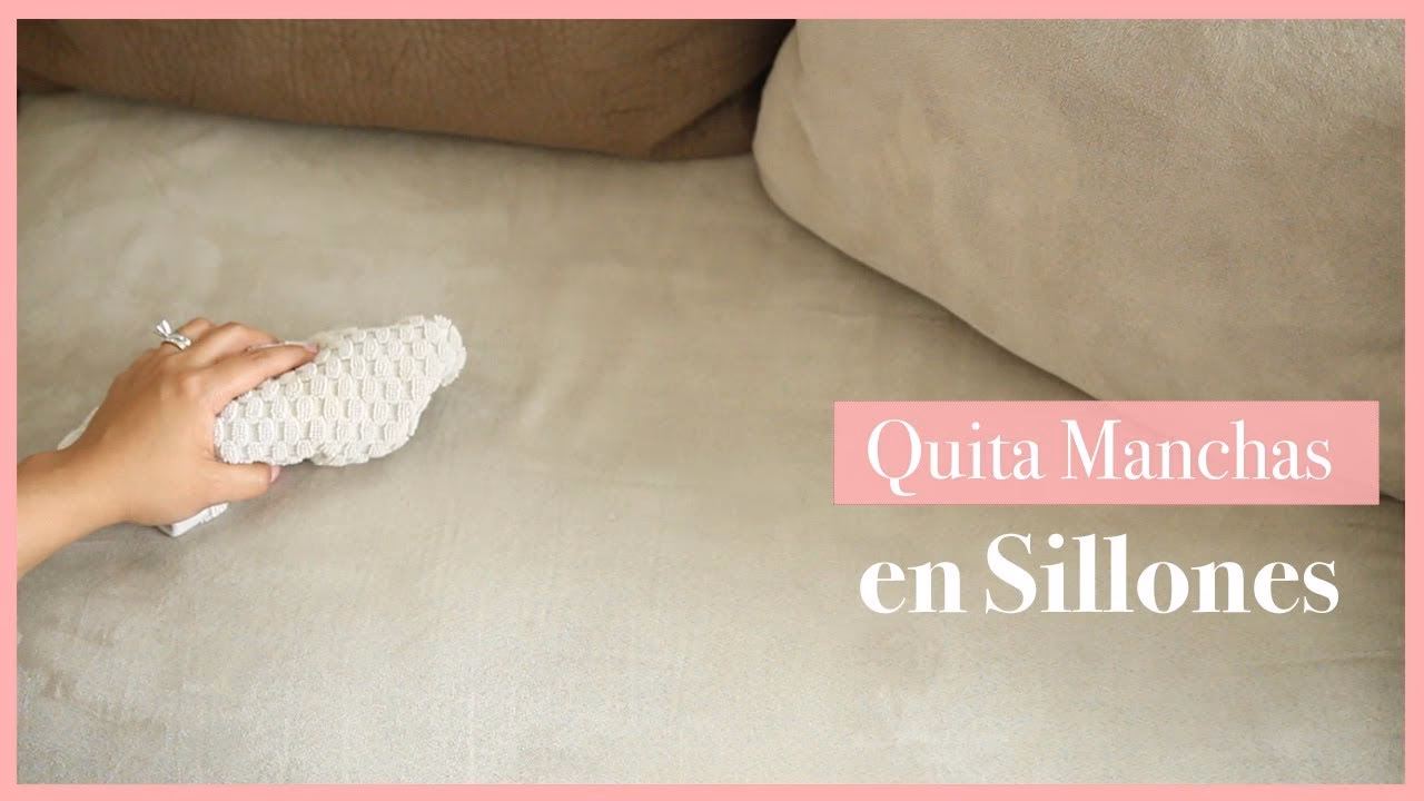 ¿Cómo lavar los sillones manchados?
