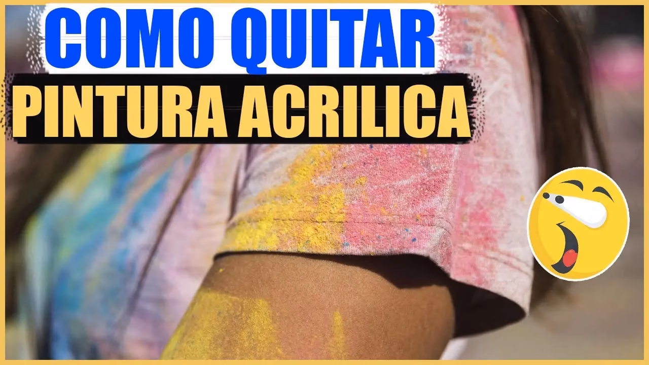 ¿Cómo quitar pintura acrílica de un sofá?