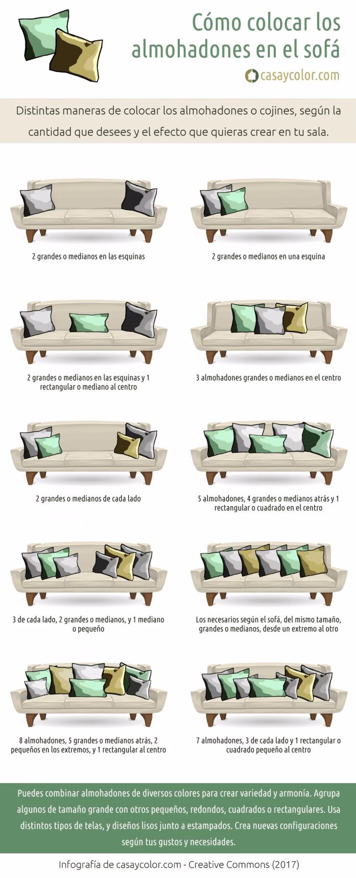 ¿Cómo colocar los cojines en una tumbona?