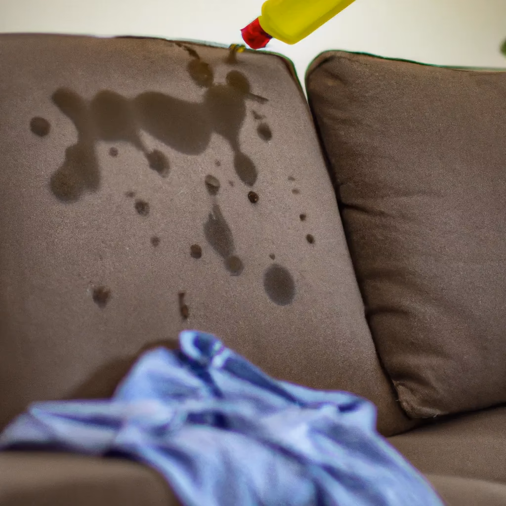 O que tira mancha de slime do sofá?