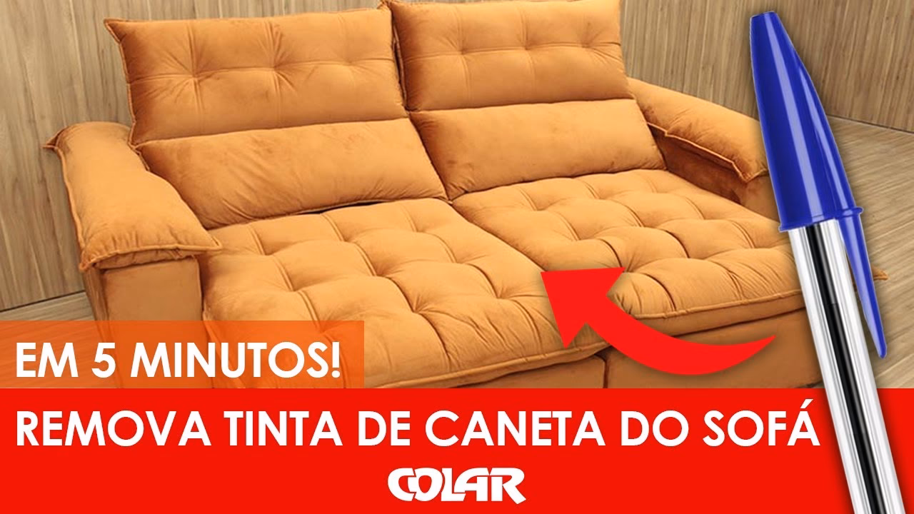 O que tira mancha de caneta de suede?
