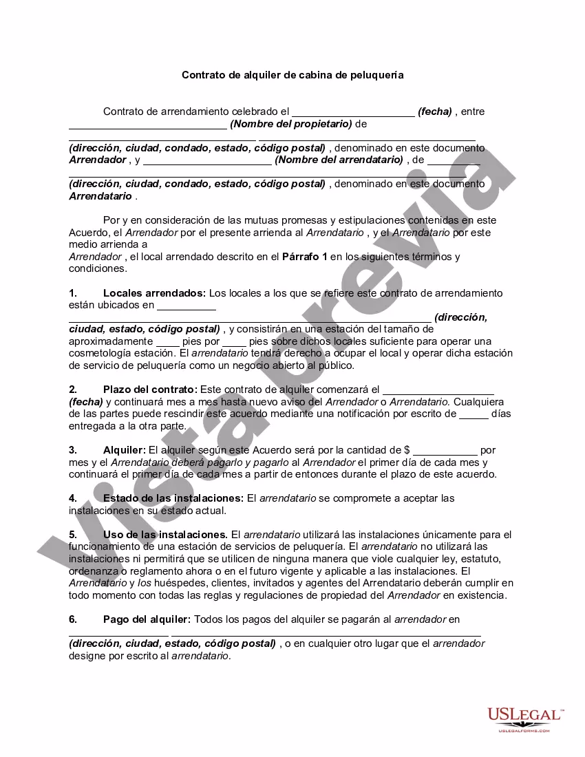 ¿Qué es un contrato de barbería?